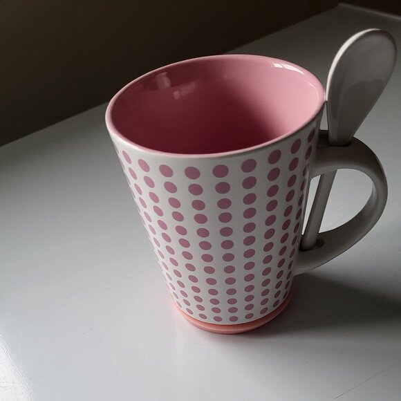 ABBOTT CHINA MUG & SPOON - Picture 3 of 10